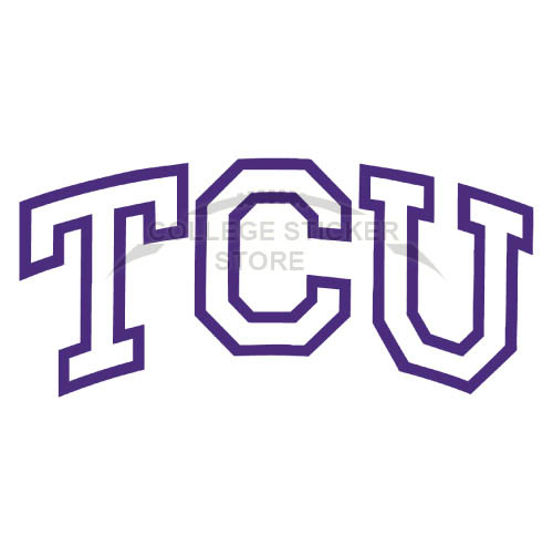 Homemade TCU Horned Frogs Iron-on Transfers (Wall Stickers)NO.6425